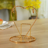 Maxbell Coffee Mug Holder Drain Rack Cup Display Stand for Counter Cabinet Golden