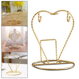 Maxbell Coffee Mug Holder Drain Rack Cup Display Stand for Counter Cabinet Golden