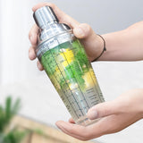 Maxbell Cocktail shaker Drink Mixing Cold Resistance clear for Home D