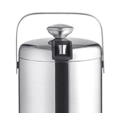 Maxbell Stainless Steel Ice Beer Bucket Beer Wine Cooler Holder for Home BBQ Parties 1300ml with Lid