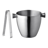 Maxbell Stainless Steel Ice Beer Bucket Beer Wine Cooler Holder for Home BBQ Parties 1500ml with Clip