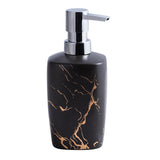 Maxbell Manual Soap Dispenser Stylish Salon Body Wash Dispenser for Home Kitchen Black