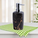 Maxbell Manual Soap Dispenser Stylish Salon Body Wash Dispenser for Home Kitchen Black