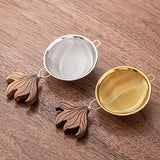 Maxbell Stainless Steel Tea Strainer Filter Tea Interval Diffuser for Kitchen Silver