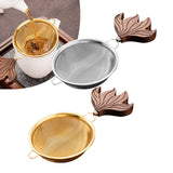 Maxbell Stainless Steel Tea Strainer Filter Tea Interval Diffuser for Kitchen Silver