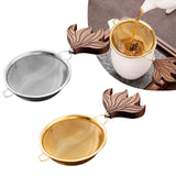Maxbell Stainless Steel Tea Strainer Filter Tea Interval Diffuser for Kitchen Silver