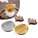 Maxbell Stainless Steel Tea Strainer Filter Tea Interval Diffuser for Kitchen Silver
