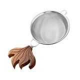 Maxbell Stainless Steel Tea Strainer Filter Tea Interval Diffuser for Kitchen Silver