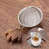 Maxbell Stainless Steel Tea Strainer Filter Tea Interval Diffuser for Kitchen Silver