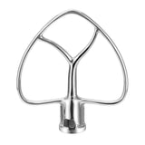 Maxbell Mixer Accessory Durable Structure Stainless Steel for 4.5Qt Pasta Edge beater