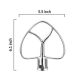 Maxbell Mixer Accessory Durable Structure Stainless Steel for 4.5Qt Pasta Edge beater