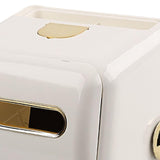 Maxbell Nordic Tissue Box Holder with Spring for Restaurant Dining Table White