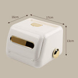 Maxbell Nordic Tissue Box Holder with Spring for Restaurant Dining Table White