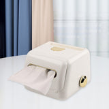Maxbell Nordic Tissue Box Holder with Spring for Restaurant Dining Table White