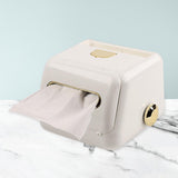Maxbell Nordic Tissue Box Holder with Spring for Restaurant Dining Table White