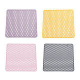 Maxbell Heat Resistant Non Slip Drying Mat Anti Scalding Mat for Kitchen Pink