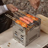 Maxbell Outdoor Grill Stove Charcoal BBQ Grill for Backyard Hiking Backpacking