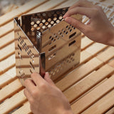 Maxbell Outdoor Grill Stove Charcoal BBQ Grill for Backyard Hiking Backpacking