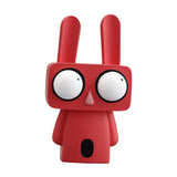 Maxbell Rabbit Statue Bunny Figure for Living Room Shelf Decor Red