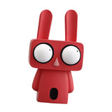 Maxbell Rabbit Statue Bunny Figure for Living Room Shelf Decor Red