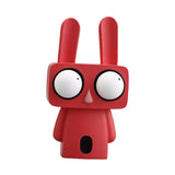 Maxbell Rabbit Statue Bunny Figure for Living Room Shelf Decor Red