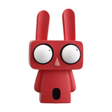 Maxbell Rabbit Statue Bunny Figure for Living Room Shelf Decor Red