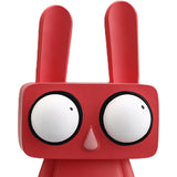 Maxbell Rabbit Statue Bunny Figure for Living Room Shelf Decor Red