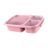 Maxbell Airtight Lunch Storage Box Microwave Bento Picnic Sushi for Children Adults pink