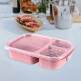 Maxbell Airtight Lunch Storage Box Microwave Bento Picnic Sushi for Children Adults pink