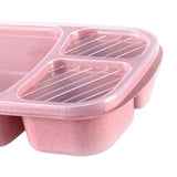 Maxbell Airtight Lunch Storage Box Microwave Bento Picnic Sushi for Children Adults pink