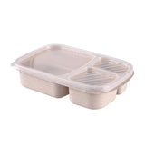 Maxbell Airtight Lunch Storage Box Microwave Bento Picnic Sushi for Children Adults beige