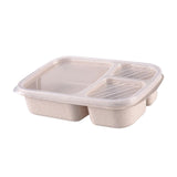 Maxbell Airtight Lunch Storage Box Microwave Bento Picnic Sushi for Children Adults beige