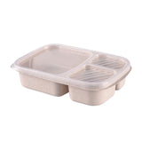 Maxbell Airtight Lunch Storage Box Microwave Bento Picnic Sushi for Children Adults beige