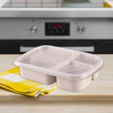 Maxbell Airtight Lunch Storage Box Microwave Bento Picnic Sushi for Children Adults beige