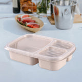 Maxbell Airtight Lunch Storage Box Microwave Bento Picnic Sushi for Children Adults beige