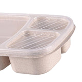 Maxbell Airtight Lunch Storage Box Microwave Bento Picnic Sushi for Children Adults beige