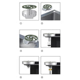 Maxbell Faucet Cup Rinser for Kitchen Sink, High Pressure Bottle Washer Mug Washer