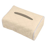 Maxbell Car Vehicle Backseat Tissue Holder Hanging Saving Space with Elastic Band Beige