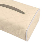 Maxbell Car Vehicle Backseat Tissue Holder Hanging Saving Space with Elastic Band Beige