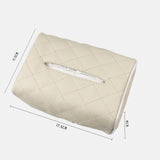 Maxbell Car Vehicle Backseat Tissue Holder Hanging Saving Space with Elastic Band Beige