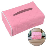 Maxbell Car Vehicle Backseat Tissue Holder Hanging Saving Space with Elastic Band Pink