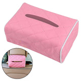 Maxbell Car Vehicle Backseat Tissue Holder Hanging Saving Space with Elastic Band Pink