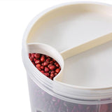 Maxbell Multipurpose Storage Containers Dustproof Sealed for Cabinets Pantry White