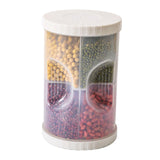 Maxbell Multipurpose Storage Containers Dustproof Sealed for Cabinets Pantry White