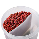 Maxbell Multipurpose Storage Containers Dustproof Sealed for Cabinets Pantry Gray