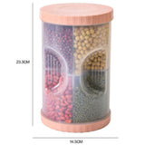 Maxbell Multipurpose Storage Containers Dustproof Sealed for Cabinets Pantry Pink