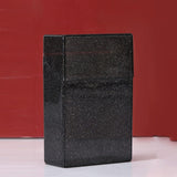 Maxbell Cigarette Holder Case Storage Box Cigarette Container for Gift Smoker Men Black