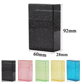 Maxbell Cigarette Holder Case Storage Box Cigarette Container for Gift Smoker Men Black