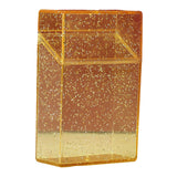 Maxbell Cigarette Holder Case Storage Box Cigarette Container for Gift Smoker Men Yellow