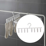 Maxbell Hanging Drying Rack Windproof Drying Rack Clip Hook for Bras Gloves Socks StyleA